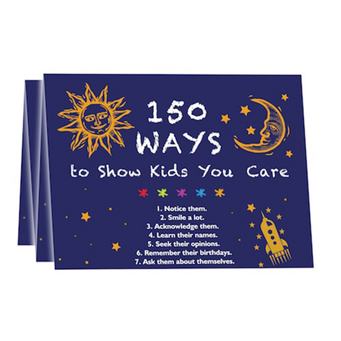 150 Ways to Show Kids You Care Poster (pack of 15) (rev 2019)